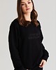 bluza bez kaptura damska Social Approval Black Crewneck