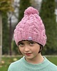 czapki dziecięce Czapka różowy pompon