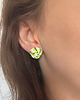 kolczyki soutache Małe energetyczne kolczyki na lato