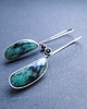 kolczyki srebrne Kolczyki srebrne Emerald & spinel