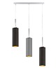 lampy wiszące 3-punktowa lampa wisząca do kuchni BORNEO GOLD