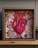 obrazy Obraz haftowany 3D serce anatomiczne.