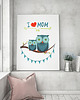 plakaty Plakat. Relacje - i love mom, sowy