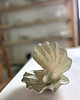 pojemniki na biżuterię Ceramiczna Muszla Muszelka Skarbiec z Perłą na Biżuterię Wróżka