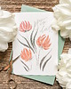 kartki scrapbooking Kartka Kolekcja Kwiatowa MAGNOLIA