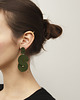 kolczyki soutache Kolczyki soutache - Khaki Duże