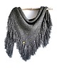 szale damskie Delikatna chusta handmade COSY grafitowa