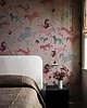 naklejki ścienne do pokoju dziecka Tapeta Oriental Animals Light Pink