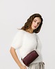 torby na ramię BLISS BAG - skórzana torebka - bordo