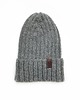 czapki damskie Klasyczna jasnoszara czapka merino Light Grey rozm. S