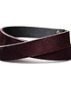 bransoletki skórzane Zamszowa bransoletka Burgund BASIC (S)