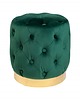 pufy do siedzenia Pufa Barock Chesterfield szmaragdowy 38cm