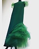 sukienki maxi damskie Pigeon assymetry greeen