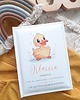 akcesoria na chrzest KACZUSZKA personalizowany album imieniem, prezent na chrzest, roczek, święta