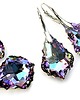 kolczyki swarovski Kolczyki z kryształem Swarovski - Verre