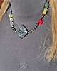 korale Naszyjnik ze specjalnie dobranych minerałów w niewykłej kolorystyce handmade