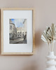 obrazy WYPRZEDAŻ SZTUKI! Akwarela Norwegia oryginalny obraz 300g 21x30 cm