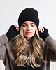 rękawiczki damskie Czapka Merino & cashmere czarna