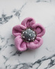 broszki Fantazyjna różowa broszka żabot
