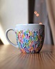 kubki Kubek Multikolor Porcelana Ręcznie Malowany 400ml