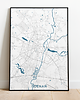 plakaty Plakat Mapa Poznania - różne kolory