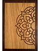 obrazy Drewniany obraz Mandala symetrii