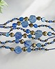 bransoletki z kamieni naturalnych KONCENTRACJA, KREATYWNOŚĆ - kyanit, piryt - amulet