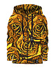 bluzy dla chłopców Bluza Zamek Chłopiec DR.CROW Gold Roses