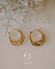 kolczyki pozłacane Kolczyki pozłacane Statement Hoops