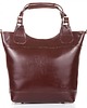 torebki do ręki DUŻE SKÓRZANE TOREBKI DAMSKIE PAOLO PERUZZI SHOPPER BAG Z-996-PP-BR