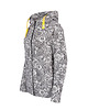 bluza z kapturem damska Bluza rozpinana "Orientalne Kwiaty"