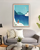 plakaty Morze Śródziemne - plakat 50x70 cm - wybrzeże Calanques
