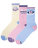 skarpetki damskie Zestaw 3 par skarpet SURF SOCKS długie, kolorowe, bawełniane, unisex, modne