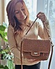 torby na ramię Elegance - torebka listonoszka ze sznurka - karmelowa