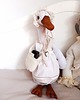 misie i maskotki Gęś handmade, gąska prezent dla dziewczynki, dekoracyjna lala w stylu retro