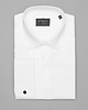 koszule męskie Koszula męska mozza spinki biały classic fit 00280 164/170 40