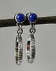 kolczyki srebrne Kolczyki srebrne -lapis lazuli-koła-