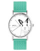 zegarki damskie Zegarek - Królik - silikonowy, turkus