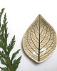 patery i talerze Listek ceramiczny na biżuterię