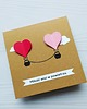 kartki scrapbooking Kartka Miłość wisi w powietrzu