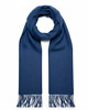 tuby i kominy Szalik Męski szal NIEBIESKI prezent w gładki w jodełkę  elegancki