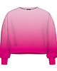 bluza bez kaptura damska DR.CROW Bluza Krótka CROP Ombre Pink