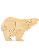 klocki i zabawki drewniane Niedźwiedź polarny / Polar bear