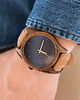 zegarki unisex drewniany zegarek męski classic 43 mm n013
