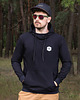 bluza z kapturem damska Cienka bluza z kapturem z naszywką SZWENDAM SIĘ unisex czarna