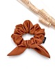 gumki do włosów Scrunchie/frotka bow Ceglasta