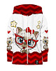 bluzy dla dziewczynki Bluza Zamek Dziewczynka DR.CROW Cute Cat