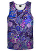 t-shirty męskie DR.CROW Bokserka Męska Purple Paisley