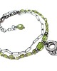 bransoletki z kamieni naturalnych Peridot oczko  - bransoletka