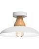 plafony PLAFON LAMPA SUFITOWA ŻYRANDOL LOFT LED DREWNO E27
